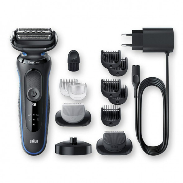 Электробритва Braun Series 5 51-B4650CS, черный/синий в Москве