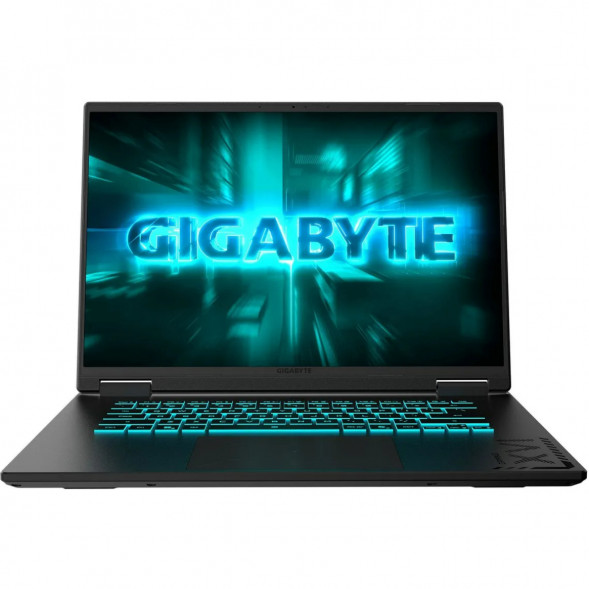 Ноутбук Gigabyte Gaming A16 GA63H (3VHK3EE893SD) (16&amp;quot;, IPS, AMD Ryzen 7 260 3.8ГГц, 8 ядер, 16ГБ DDR5, 512ГБ SSD, NVIDIA GeForce RTX 5060 - 8 ГБ, без ОС), черный