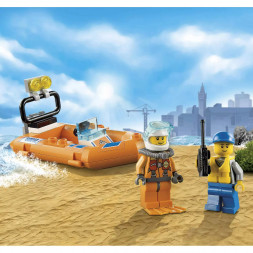 Конструктор LEGO City 60012 Внедорожник и катер водолазов