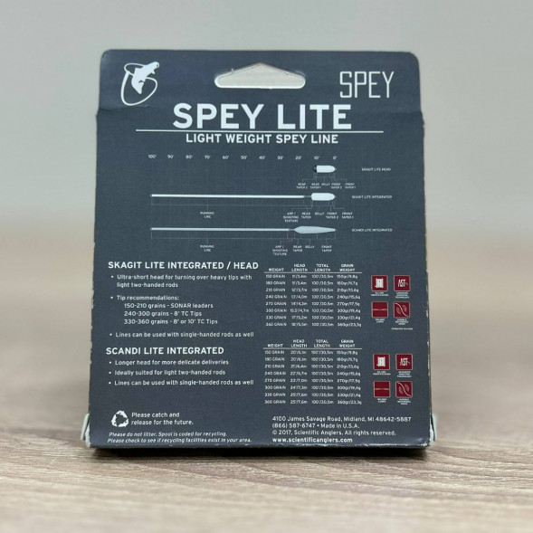 Рыболовная леска Scientific Anglers Spey Lite St-150-F Scandi 128483 в Саратове