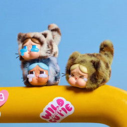 Коллекционная фигурка POP MART CRYBABY Wild But Cutie Series - Vinyl Plush Pendant Blind Box