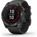 Умные часы Garmin Fenix 7X Solar серый с черным ремешком 010-02541-01