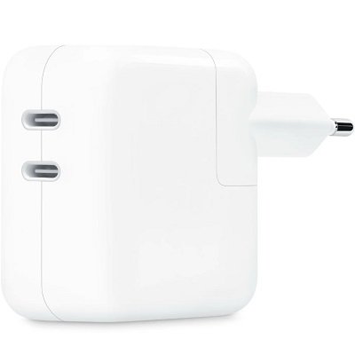 Сетевое зарядное устройство Apple MNWP3ZM/A, 35 Вт, белый