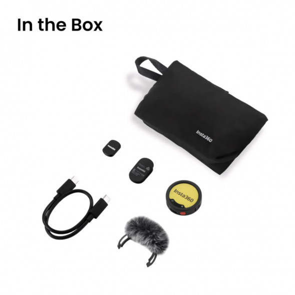 Беспроводной микрофон Insta360 Mic Pro (Transmitter), Arctic White