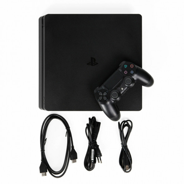 Игровая приставка Sony PlayStation 4 Slim 1TB black