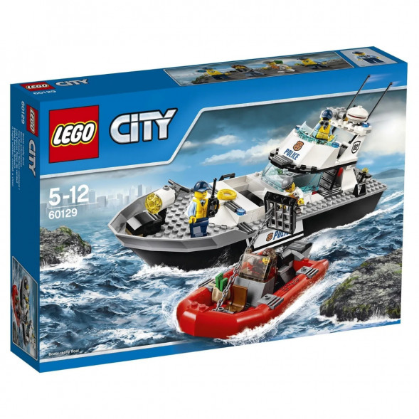 Конструктор LEGO City Police 60129 Полицейский патрульный катер