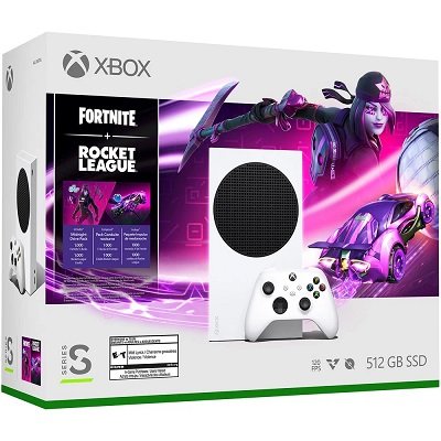 Игровая приставка Microsoft Xbox Series S 512GB + Fortnite + Rocket League + Xbox Game Pass Ultimate на 3 месяца