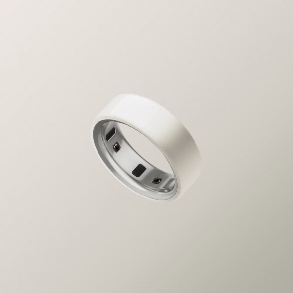 Умное кольцо Oura Ring 4 Ceramic (размер 14), Облако/Cloud в Москве