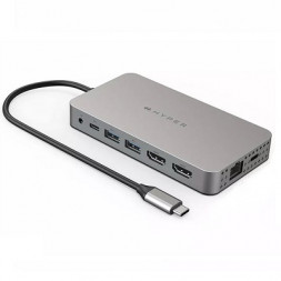 USB Хаб Hyper HyperDrive Dual 4K HDMI 10-в-1 USB-C