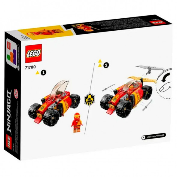 Конструктор LEGO Ninjago 71780 Гоночный автомобиль ниндзя Кая