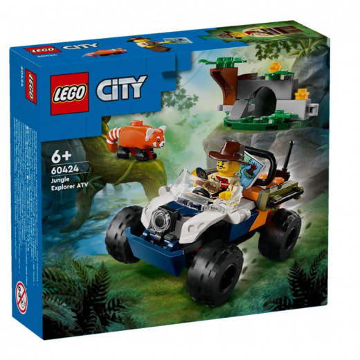 Конструктор LEGO City 60424 Исследователь джунглей: миссия Красная панда — 