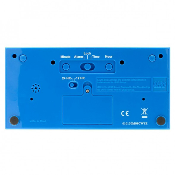 Будильник LEGO 9002151 Кирпичик, синий