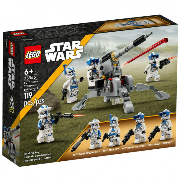 Конструктор LEGO Star Wars 75345 Боевой набор солдат-клонов 501-го легиона в Екатеринбурге