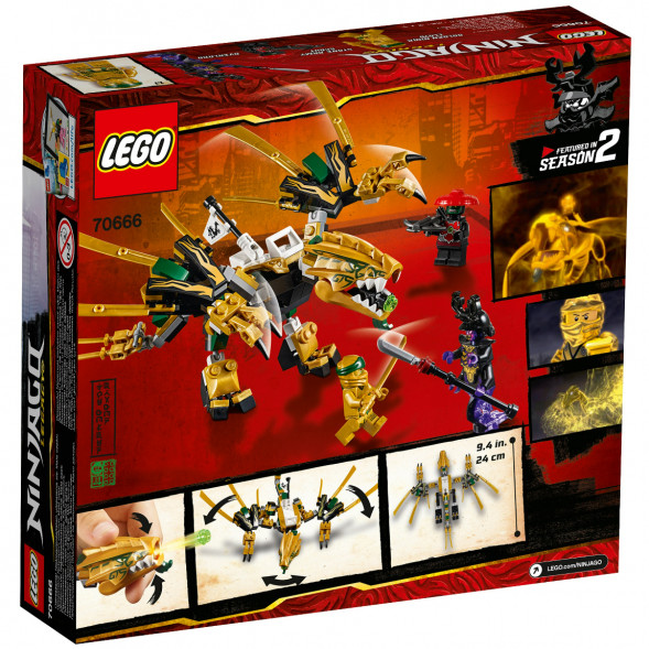 Конструктор LEGO Ninjago 70666 Золотой Дракон в Москве