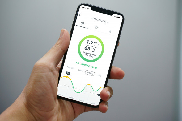 Детектор радона Airthings Wave 2-го поколения