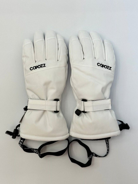 Перчатки горнолыжные сноубордические Copozz (белый, L)