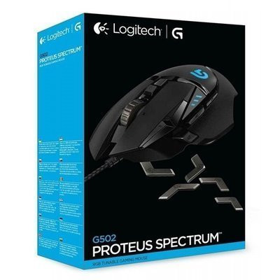 Мышь проводная Logitech G502 Proteus Spectrum Black