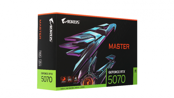 Видеокарта Gigabyte GeForce RTX 5070 AORUS MASTER, 12 ГБ GDDR7 в Перми