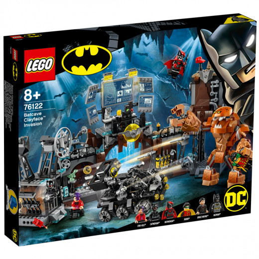 Конструктор LEGO Super Heroes 76122 Вторжение Глиноликого в бэт-пещеру &mdash; 