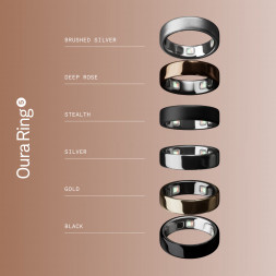 Умное кольцо Oura Ring 5 (размер 7), розовое золото/Deep Rose