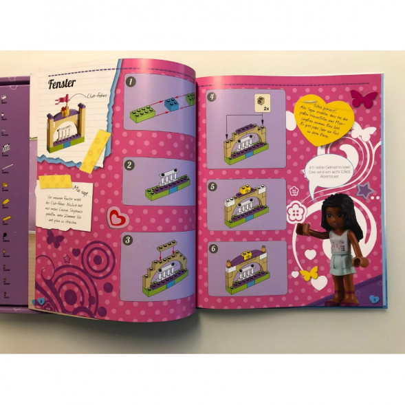 Книга и набор кубиков LEGO Friends Buch &amp;amp; Steine-Set Zwei Freundinnen auf Schatzsuche