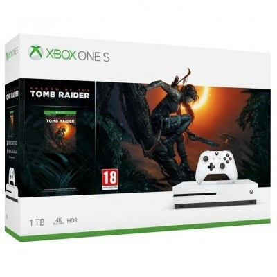 Microsoft Xbox One S 1TB + Shadow of the Tomb Raider