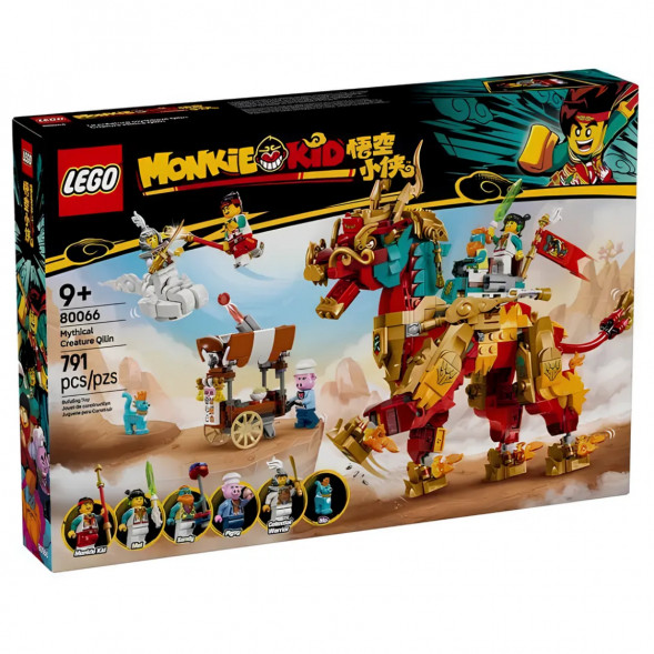 Конструктор LEGO Monkie Kid 80066 Мифическое существо Цилинь в Новосибирске