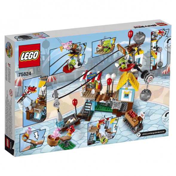 Конструктор LEGO Angry Birds 75824 Разгром Свинограда