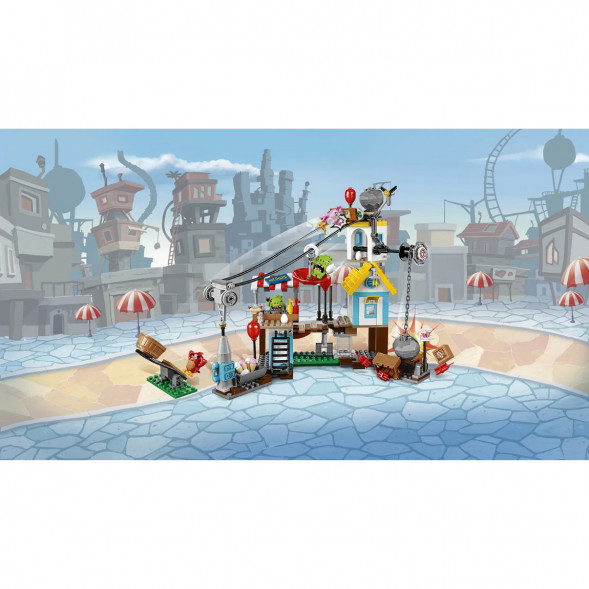 Конструктор LEGO Angry Birds 75824 Разгром Свинограда