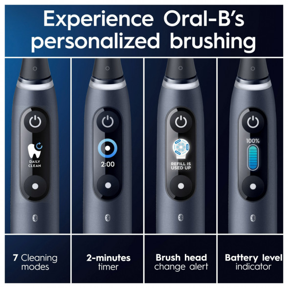 Электрическая зубная щетка Oral-B iO Series 9s (387071), Black Onyx