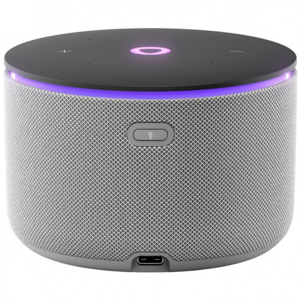 Умная колонка Яндекс Станция Мини 3 Про с Алисой с Zigbee, серый