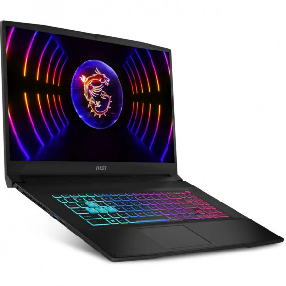 Ноутбук MSI Katana 17 B13VEK-1624XRUY (17.3&amp;quot;, IPS, Intel Core i5 13420H 2.1ГГц, 8 ядер, 16ГБ DDR5, 512ГБ SSD, NVIDIA GeForce RTX 4050 - 6 ГБ, без ОС), черный