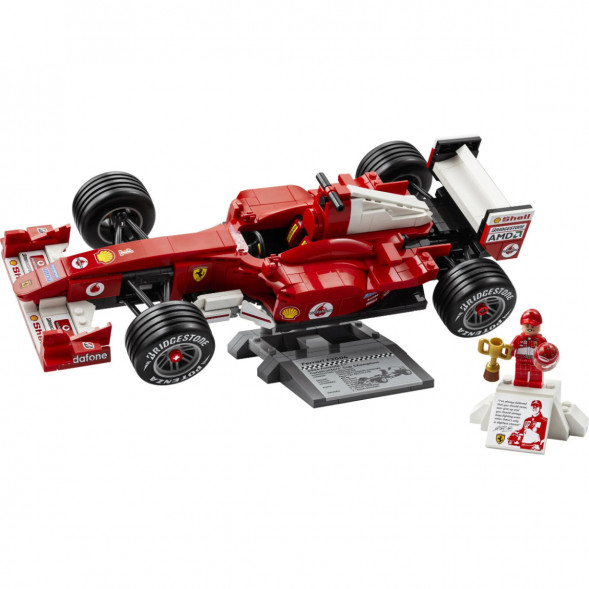 Конструктор LEGO Icons 11375 Ferrari F2004 и Михаэль Шумахер