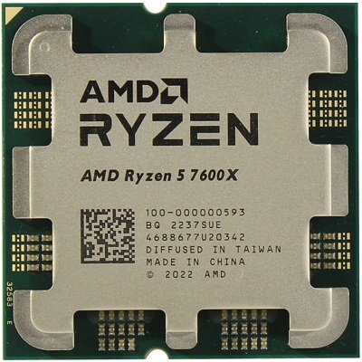 Процессор AMD Ryzen 5 7600X AM5, 6 x 4500 МГц, OEM