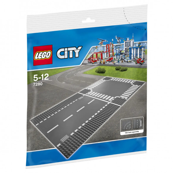 Конструктор LEGO City 7280 Прямая дорога и перекрёсток