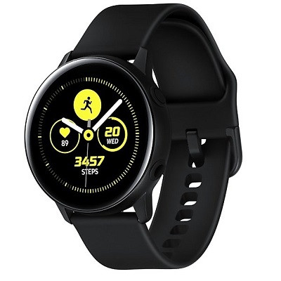 Умные часы Samsung Galaxy Watch Active черный сатин