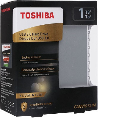  Внешний жесткий диск Toshiba Canvio Slim 1TB