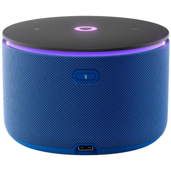 Умная колонка Яндекс Станция Мини 3 Про с Алисой с Zigbee, синий