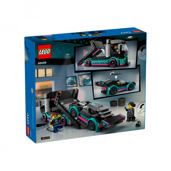 Конструктор LEGO City 60406 Гоночный автомобиль и автовоз в Комсомольске-на-Амуре