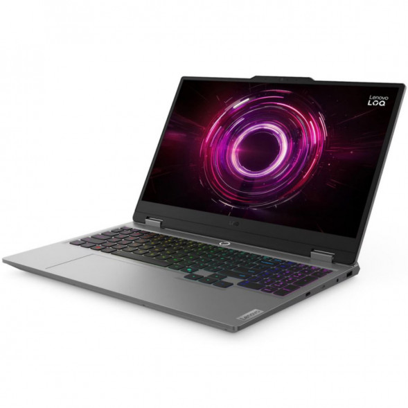 Ноутбук Lenovo LOQ 15AHP10 (83JG003DPB) (15.6&amp;quot;,  IPS, AMD Ryzen 5 220, 6 ядер, 16 ГБ DDR5, SSD 512 ГБ, NVIDIA GeForce RTX 5050 - 8 ГБ, без ОС), серый