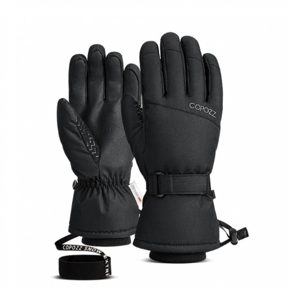 Перчатки горнолыжные сноубордические Copozz (черный, L)