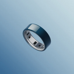 Умное кольцо Oura Ring 4 Ceramic (размер 9), Темная ночь/Midnight
