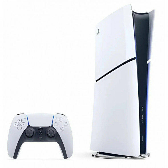 Игровая приставка Sony PlayStation 5 Slim 825 ГБ без дисковода, белый в Омск