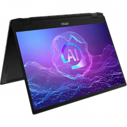 Ноутбук трансформер MSI Summit Pro 16 AI A2HVETG-085RU (16&amp;quot;, IPS, Intel Core Ultra 7 255H 2ГГц, 16 ядер, 32ГБ LPDDR5, 1ТБ SSD, NVIDIA GeForce RTX 4050 - 6 ГБ, Windows 11 Pro), черный