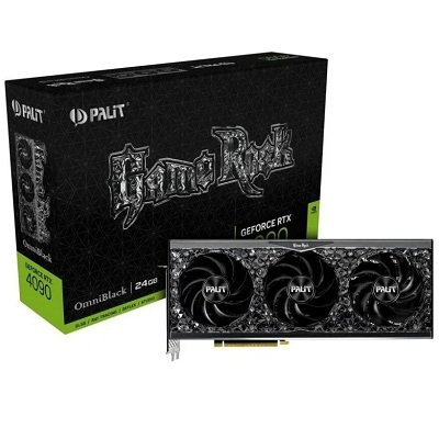 Видеокарта Palit GeForce RTX 4090 GameRock OmniBlack 24Gb (NED4090019SB-1020Q)