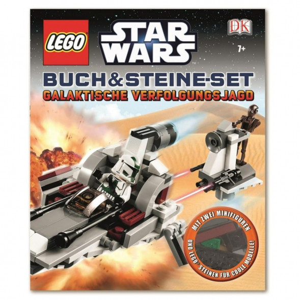 Книга и набор кубиков LEGO Star Wars Buch &amp;amp; Steine-Set: Galaktische Verfolgungsjagd