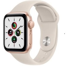 Умные часы Apple Watch SE GPS 40мм Aluminum Case with Sport Band RU, золотистый/сияющая звезда