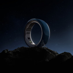 Умное кольцо Oura Ring 4 Ceramic (размер 10), Темная ночь/Midnight