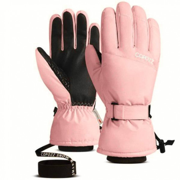 Перчатки горнолыжные сноубордические Copozz (розовый, S)