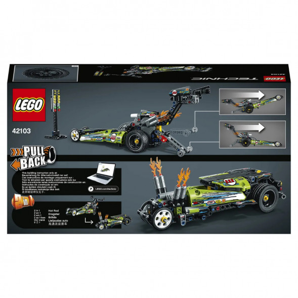 Конструктор LEGO Technic 42103 Драгстер